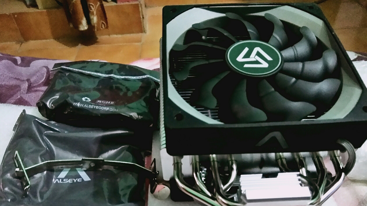 ALSEYE CPU cooler, 4 Heatpipes Dual 4pin PWM 120mm fan for $ 37 - YouTube
