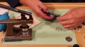 How to Press Tension Ring Crystals Using a Crystal Press