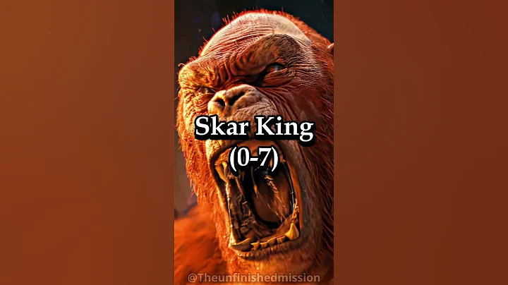 Kong (2017) VS Skar king #monsterverse #shorts