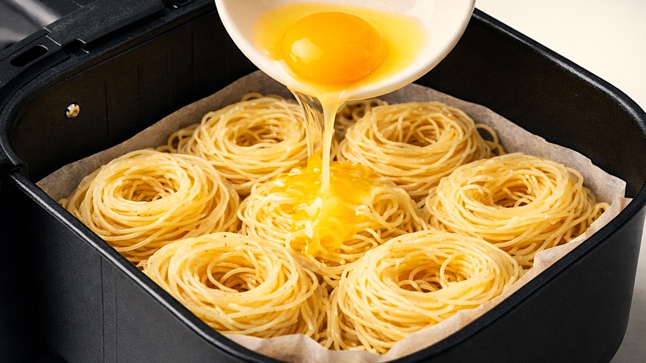 Хитрость с приготовлением пасты в аэрогриле! Идеально для ужина