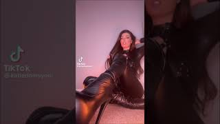 Thigh High Leather Boots Teasing 200 Subscribers Special