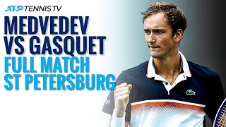 Daniil Medvedev v Richard Gasquet - Full ATP Tennis Match | St Petersburg 2020