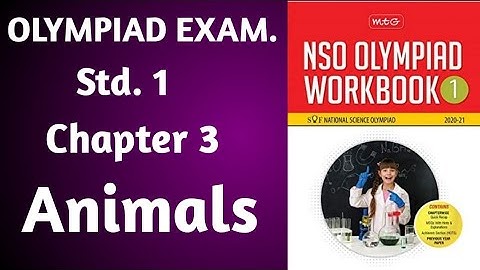 National Science Olympiad std 1 Chapter 3 (Animals)