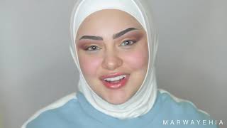 توتريال مكياج هادئ مع الميك اب المصريه مروه يحي ?  Marwa yahea. tutorial make up simble