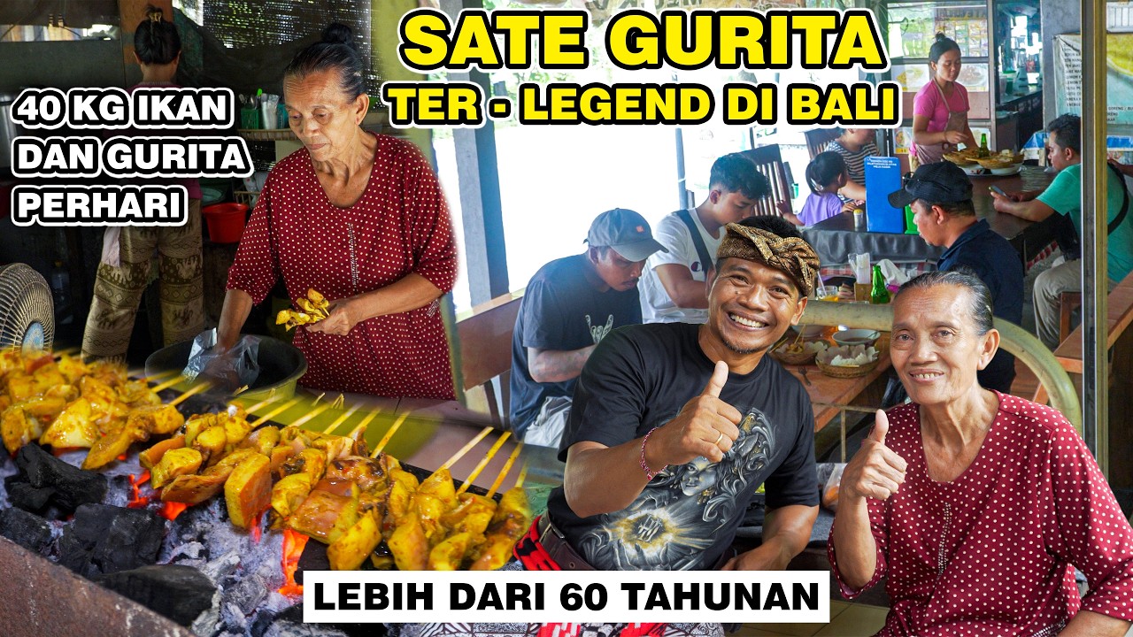 SATE GURITA LEGEND LEBIH DARI 60 TAHUNAN 😍 SATE GURITA MECK DE
