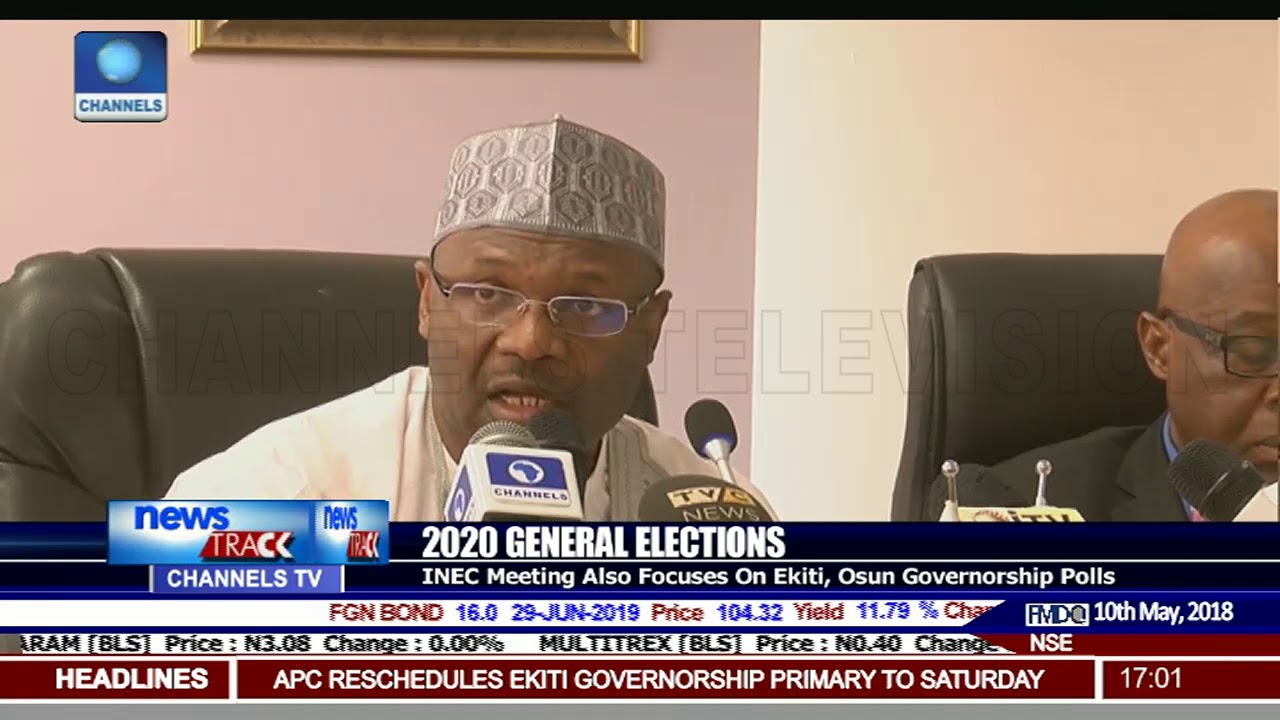 INEC Boss Meets With Commissioners On 2019 Elections
