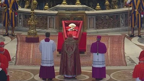 Catholic faithful pay their final respects to Pope Francis in St. Peter's Basilica