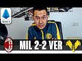 ZLATAN IBRAHIMOVIC...CROCE, DELIZIA E TANTA SFIGA  | Milan-Verona 2-2 Serie A