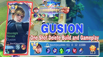 Unstoppable Gusion! One Shot, One Kill – Best Build & Pro Gameplay 🔥