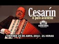 Cesarín - "A Puro Acordeón" - TEATRO DANTE 2014