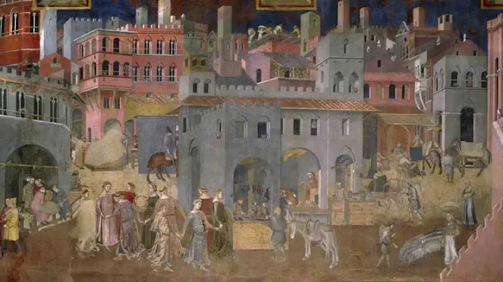 Ambrogio Lorenzetti, Palazzo Pubblico frescos: Allegory and effect of good and bad government