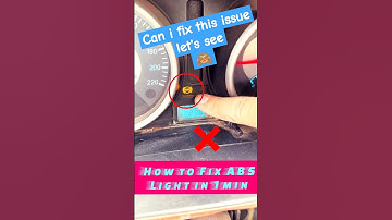How To Fix ABS Light #shorts #abswarninglight #carrepair #ytshorts #trending #abslightfix #viral