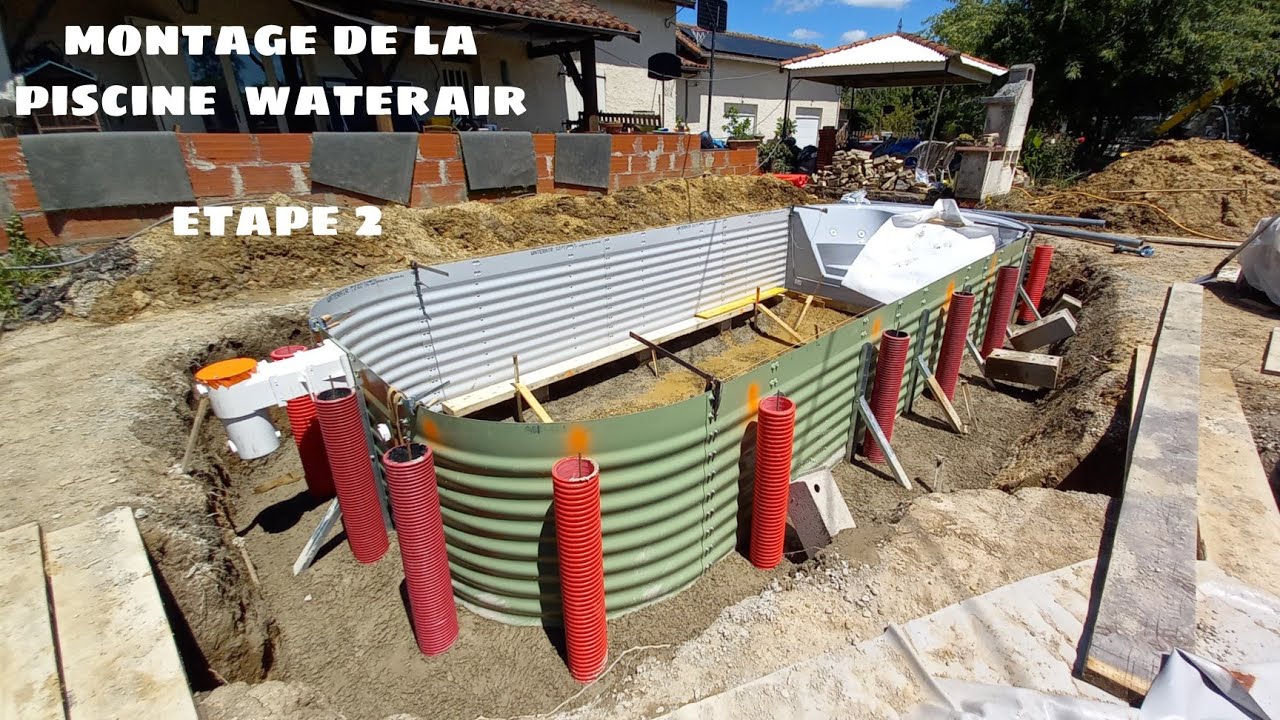 montage d'une piscine waterair episode 2