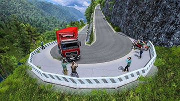 New Map Sitinjau Lauik V15 | ETS2 1.36-1.52 | Challenging Narrow Roads