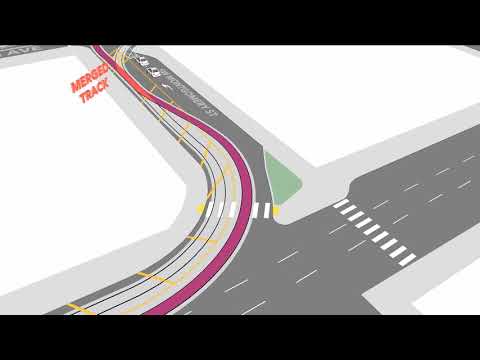 Portland Streetcar A Loop: 5th & Montgomery Crossing