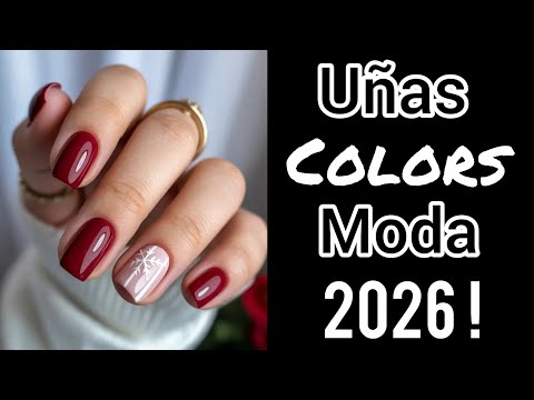 UÑAS y COLORES 2026 TENDENCIAS  diseños NAILS FÁCIL 2026 💅