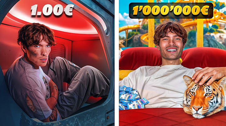 Une Chambre d'Hôtel à 1 € vs 1 000 000 € (je perds tout mon argent)