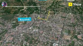 Rute Perjalanan Relive dari Alun Alun Kidul Boyolali Menuju Kartasura