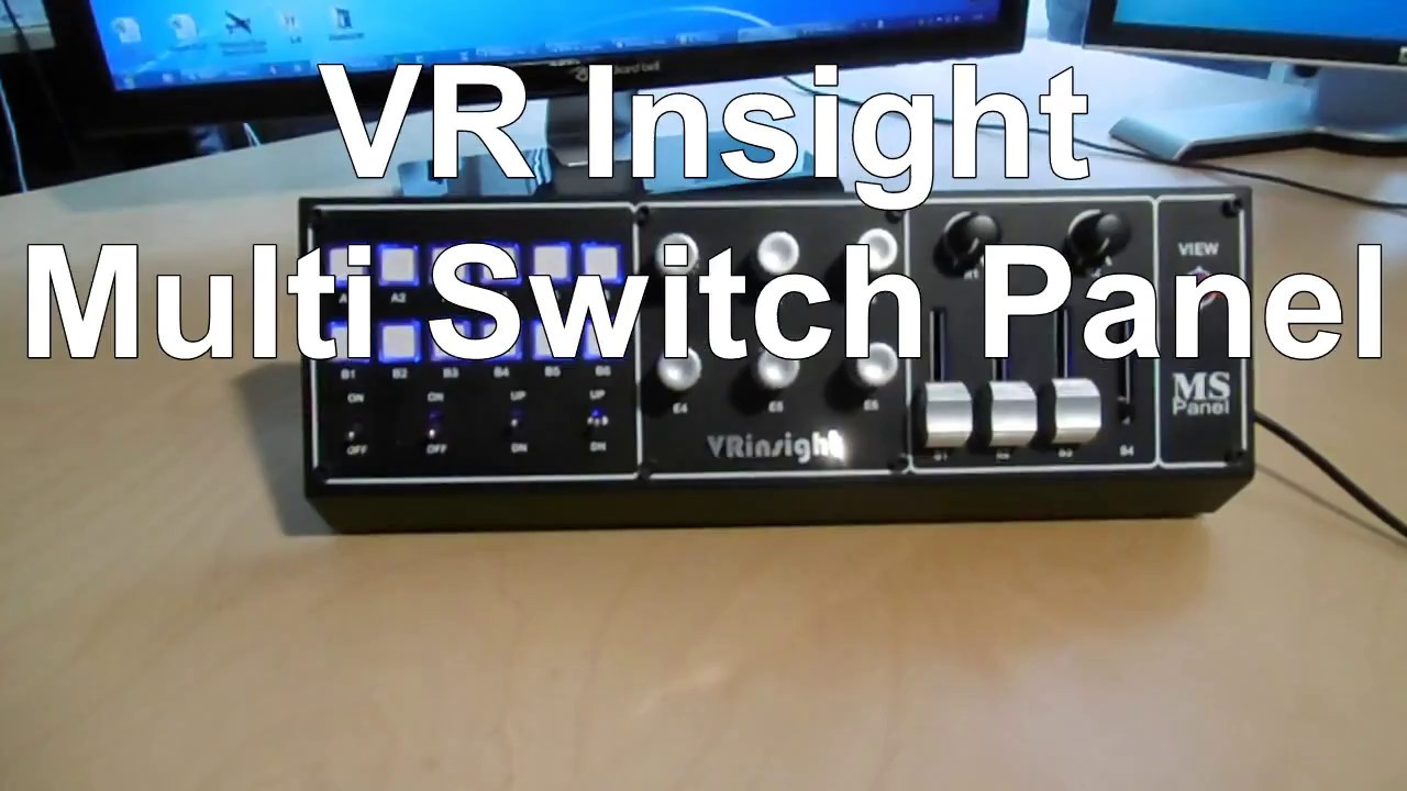 SimWare Vidéo-Tuto : Multi Switch Panel de VR Insight - YouTube