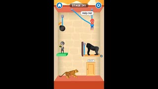 Rescue Cut - Rope Puzzle - Stage 241