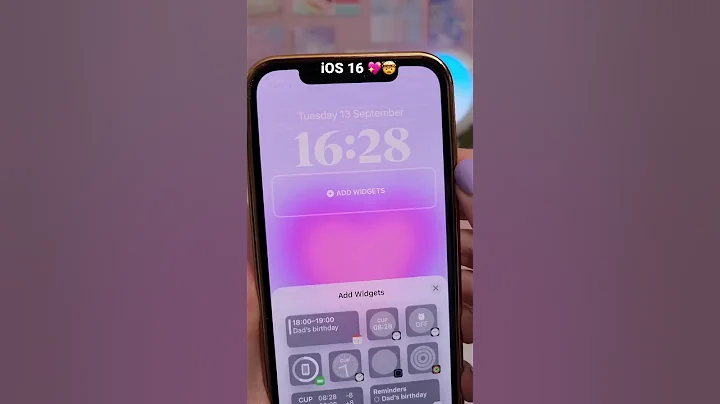 iOS 16 💖🤯 iPhone level up ⬆️ lockscreen & homescreen iOS16 features - DayDayNews
