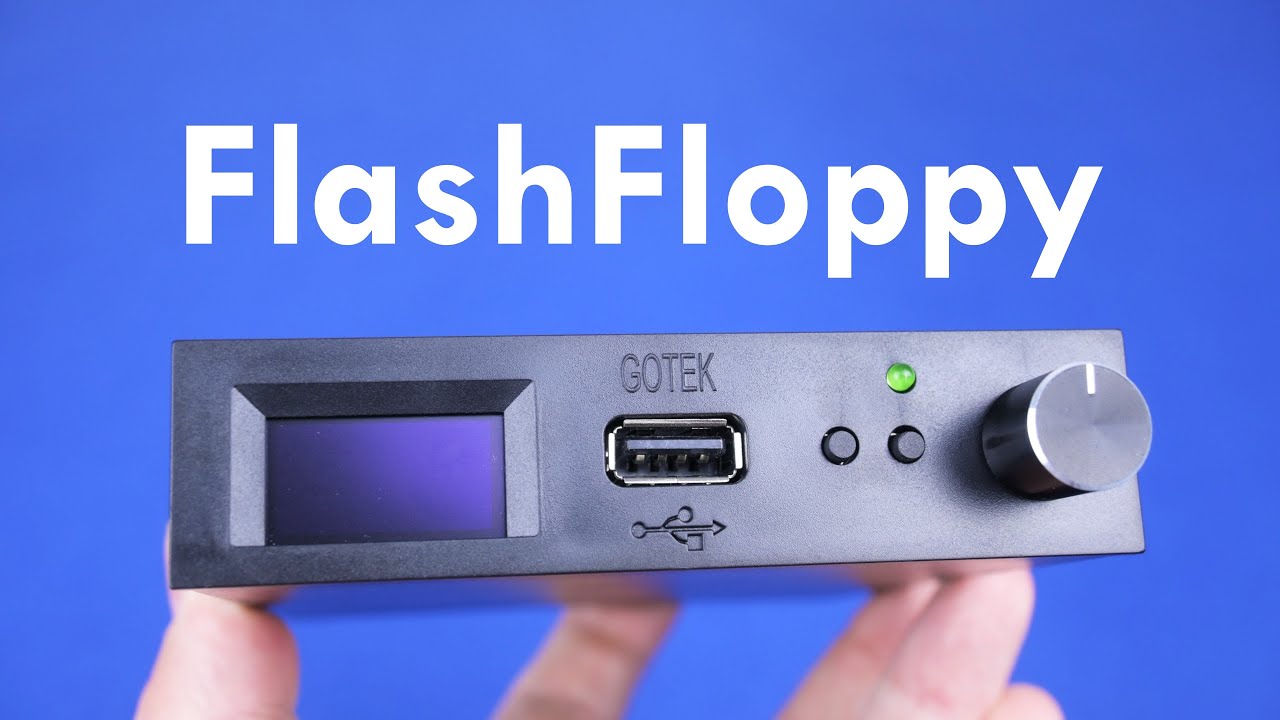 Gotek Floppy Emulator в Roland S330 - YouTube
