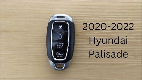 How To Replace or Change Hyundai Palisade Remote Battery 2020 - 2022