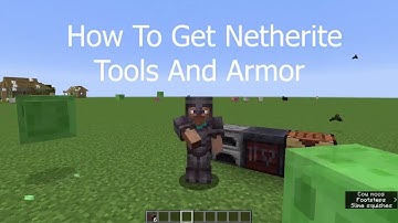 How To Make Netherite Armor,Ingot,Weapons And Tools In Minecraft 1.16 (Minecraft 20w17a Snapshot)