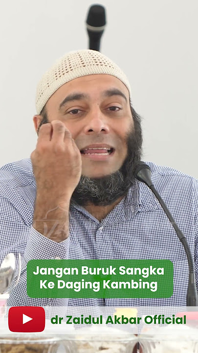 Jangan Buruk Sangka Ke Daging Kambing - dr. Zaidul Akbar  #jsr #zaidulakbar #kesehatan