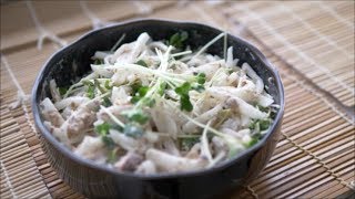 Sabamayo radish salad ｜ MOGMOG STROLL&#39;s recipe transcription