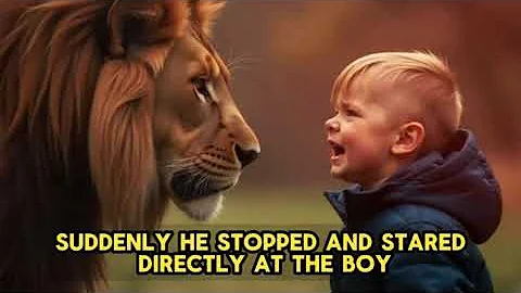 Lion Spots Abandoned Crying Boy On The Road...What Happens Next Is Unbelievable!!