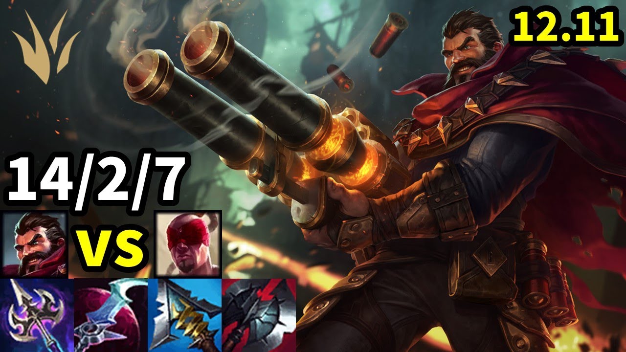 Graves Jungle vs Lee Sin - EUW Master | Patch 12.11
