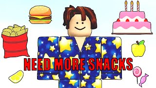 NEED MORE SNACKS 🍔 *How to get ALL 23 Endings and Badges* Roblox