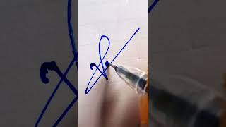 V Letter Signature Style Best Signature For Varun Viralshort Signature