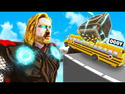 Giant Thor Vs Oggy Truck Fighting In Teardown With Jack | Rock Indian Gamer |