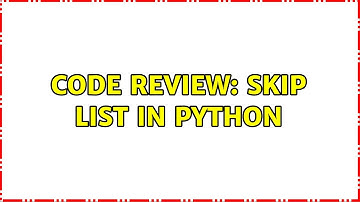 Code Review: Skip list in Python