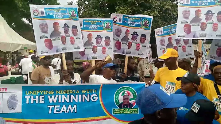 2023 Elections Ward To Ward Campaign, Ward 2 PDP, Ogwashi-Uku, Delta State, Nigeria