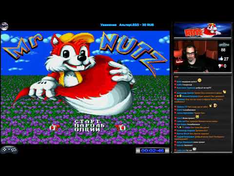 Видео: Mr. Nutz прохождение | Игра на (SEGA Genesis, Mega Drive) 1994 Стрим RUS