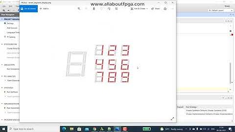 Learn FPGA 4: BCD to 7 Segment Decoder implementation on EDGE Spartan 7 FPGA Development Board