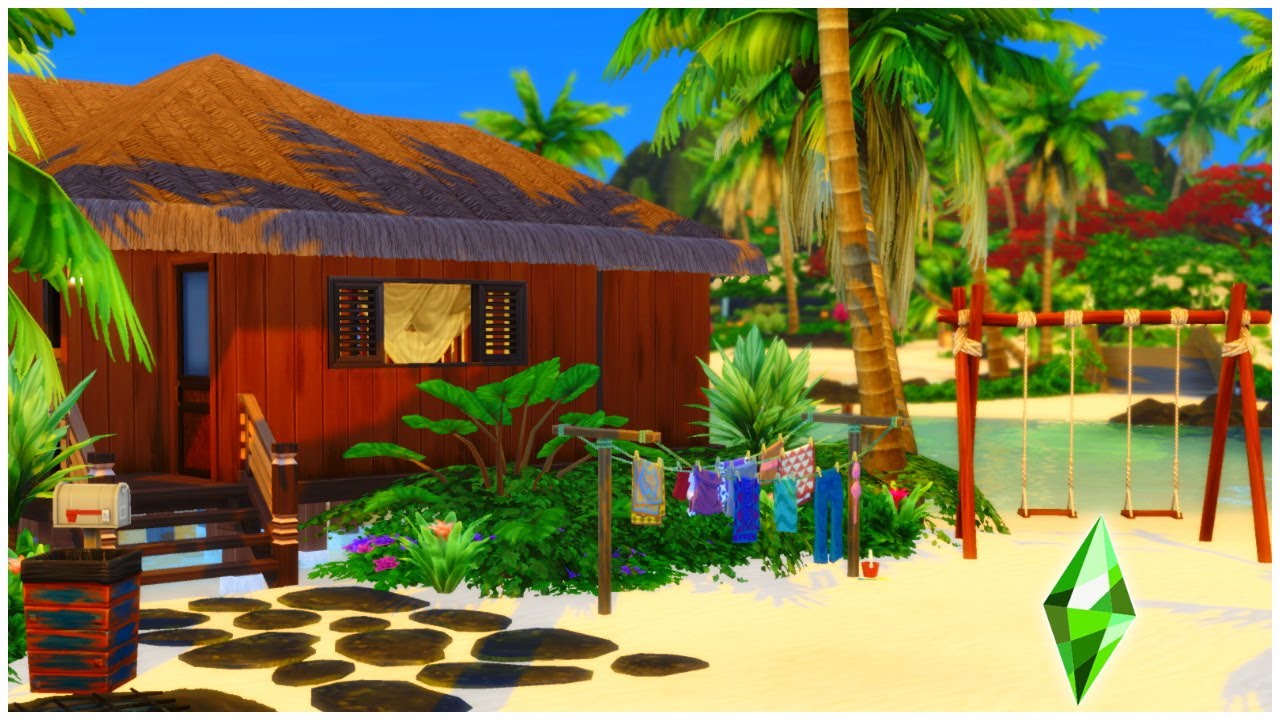 Tiny Island Living The Sims 4 Build YouTube