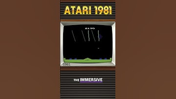 MISSILE COMMAND : One of Nine 1981 Atari 2600 Cartridges