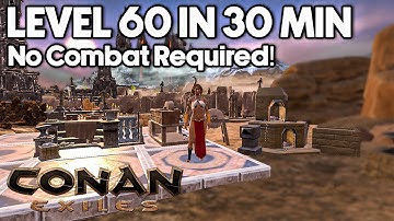 Fastest Way to Reach Level 60 in 30 Min on Official Servers – Ultimate Leveling Tips | Conan Exiles