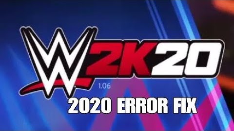 WWE 2K20 2020 GLITCH FIX