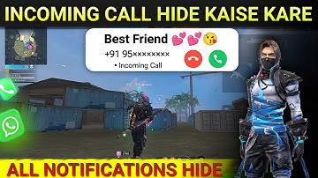 Free Fire Me Call, Notifications Baad Kaise Kare | How To Block All Notifications While Playing Game
