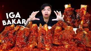 GILAA ? MUKBANG OSENG IGA BAKAR SAMBAL MERCON PEDAS + NASI HANGAT