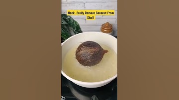 how to remove coconut from shell ||#youtubeshorts #food #shortvideo #foodie