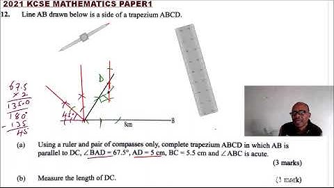 2021 KCSE MATHEMATICS PAPER 1 QUESTION 12