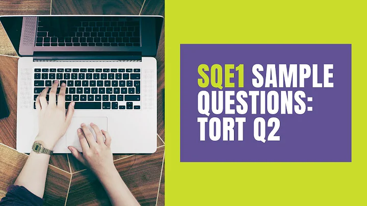 SQE1 Sample Questions: Tort Q2 | Academy of Smart Lawyers