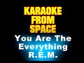R.E.M. • You Are The Everything | Karaoke • Instrumental • Lyrics