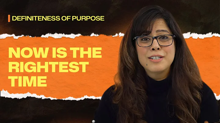 Now is the RIGHTEST time | Power of Purpose | Priya Kumar